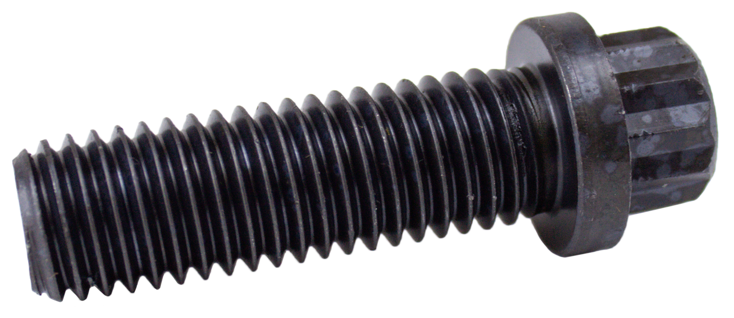<ul><li>Flange fastener system eliminates need for washers</li><li>Meets IFI Standard IFI-115 and strength requirements of ASTM A574</li><li>Tensile Strength 170,000 PSI min</li><li>Rockwell Hardness - RC 37/43</li><li>External drive provides tighter wrenching with more grip surface</li><li>Plain finish</li></ul>|